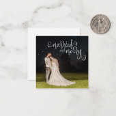 Correspondance MINI | 1ère Carte de vacances Joyer Marié Script P (Devant/Arrière en situation)