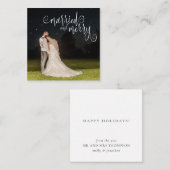 Correspondance MINI | 1ère Carte de vacances Joyer Marié Script P (Devant / Derrière)