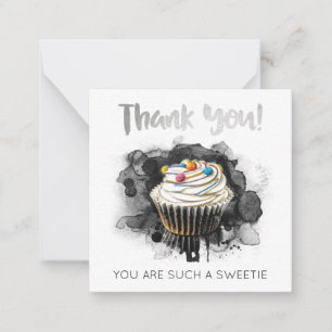Correspondance *~ Mini carte de note de MERCI AP62
