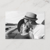 Correspondance Mini carte RSVP mini-Mariage de code QR photo mini (Dos)