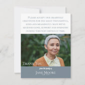 Correspondance Moderne | Simple | Funérailles | CARTE DE REMERCIE (Devant)