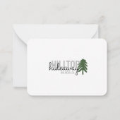 Correspondance Mountain Pine Cabine location de vacances Carte de (Dos)