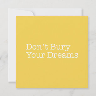 Correspondance N'enlevez pas votre carte de note Dreams