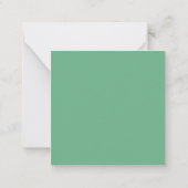 Correspondance Nom || Carte de vœux plate de Noël moderne et joye (Dos)
