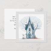 Correspondance Nouvelle carte de note plate d'adresse (Devant / Derrière)