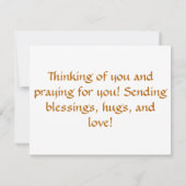 Correspondance Numéro de carte 6:24-26 (Dos)