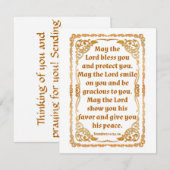 Correspondance Numéro de carte 6:24-26 (Devant / Derrière)