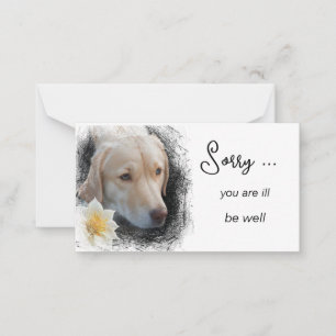 Correspondance *~* OBTENEZ BIEN AP62 Fleur de chien carte de note
