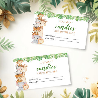 Correspondance Oh Garçon! Carte de jeu de devinette de bonbons Sa