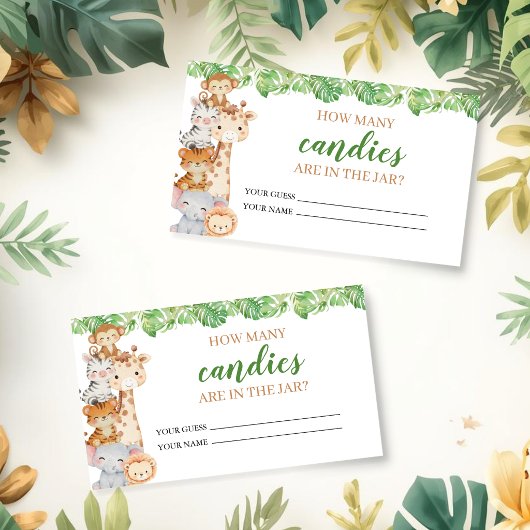 Correspondance Oh Garçon! Carte de jeu de devinette de bonbons Sa