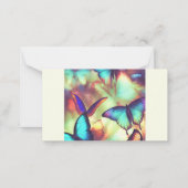 Correspondance Option plat de la carte de note papillon (Dos)