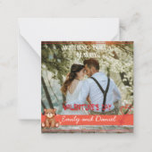 Correspondance Ours aquarelle Photo Carte plate de Saint-Valentin (Devant)