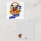Correspondance Panda : Vous êtes si aimé Carte de note (Devant / Derrière)