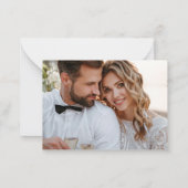 Correspondance Peony et verdure Rose Carte de remerciements (Dos)