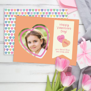 Correspondance Photo en forme de coeur Salle de classe Carte de S