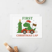 Correspondance Première carte de Noël (Devant/Arrière en situation)