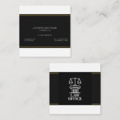 Correspondance Procureur et Carte de visite juridique (Devant / Derrière)