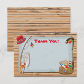 Correspondance Rustic Fishing Merci Carte de Note (Devant / Derrière)