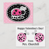 Correspondance Saint Valentin en Carte de visite ! SRF (Devant / Derrière)