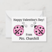 Correspondance Saint Valentin en Carte de visite ! SRF (Dos)