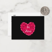 Correspondance Soyez la carte de la Saint Valentin (Devant/Arrière en situation)