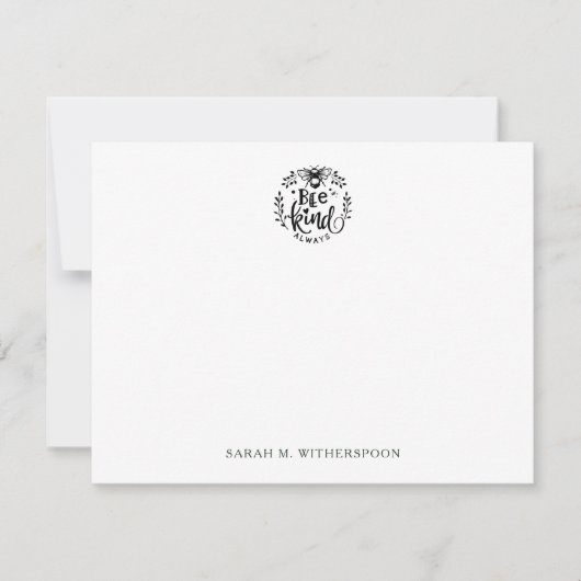 Correspondance Soyez toujours gentil Carte de note (Devant)