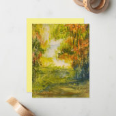 Correspondance Toutes les occasions Carte de note plat (Devant/Arrière en situation)