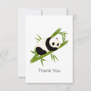 Correspondance Toutes les occasions Panda Bear Merci carte de not