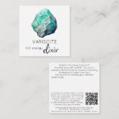 Correspondance *~* Variscite Elixir Stone AP64 Carte de note plat (Devant / Derrière)