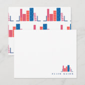 Correspondance Ver de livre sur carte de note de Blue Note (Devant / Derrière)