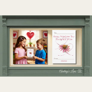 Correspondance "Veuillez être à moi" Carte de la Saint-Valentin d