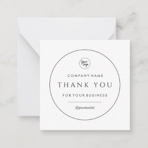 Correspondance Votre carte de note classique du Merci d'affaires