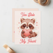 Correspondance Vous avez volé ma carte de la Saint-Valentin ourso (Devant/Arrière en situation)