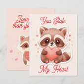 Correspondance Vous avez volé ma carte de la Saint-Valentin ourso (Devant / Derrière)