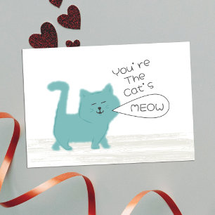 Correspondance Vous êtes le miaulement des chats Mini carte de la