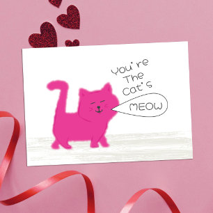 Correspondance Vous êtes le miaulement des chats Mini carte de la