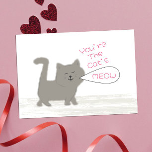Correspondance Vous êtes le miaulement des chats Mini carte de la