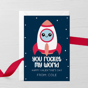 Correspondance Vous Rocketez Mon Monde Carte de la Saint-Valentin