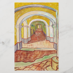 Corridor in de Asiel (door Vincent van Gogh) Briefpapier