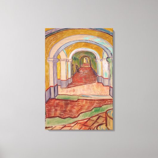 Corridor in the Asylum Canvas Afdruk (Voorkant)
