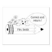 Corriger et retourner le tampon de caoutchouc de l (Impression)