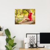 Corrina Rachel Robe Rouge Poster (Bureau à domicile)