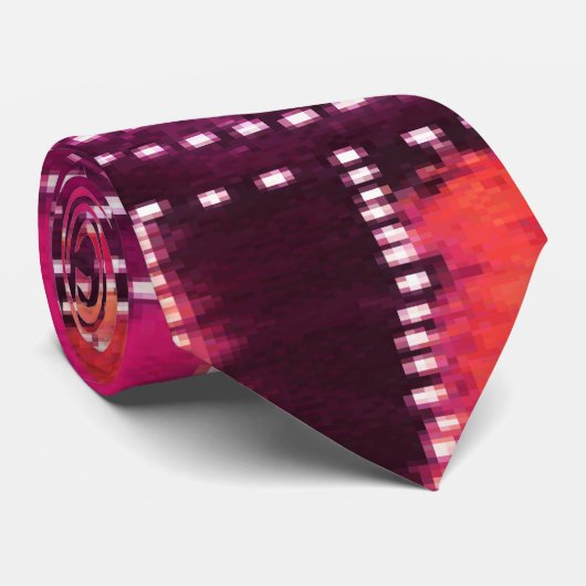 Corroboree Twilight Aboriginal Art Stropdas (Opgerold)