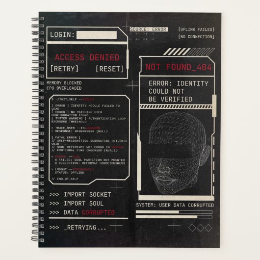 Corrompu - Techno-Brutalist Streetwear Design (Devant)