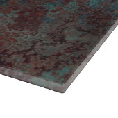 Corrosie "Koper" glassnijplank Snijplank (Hoek)
