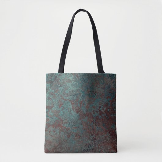 Corrosie "Koper" print all-over canvas tas (Voorkant)