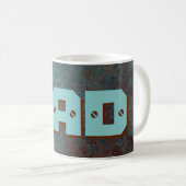 Corrosion "Cuivre" DAD imprime la tasse (Devant droit)
