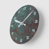 Corrosion "cuivre", horloge d'impression 'nombres' (Angle)