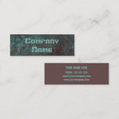 Corrosion "cuivre" impression carte de visite maig (Devant / Derrière)