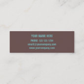 Corrosion "cuivre" impression carte de visite maig (Dos)